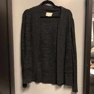 Gray cardigan